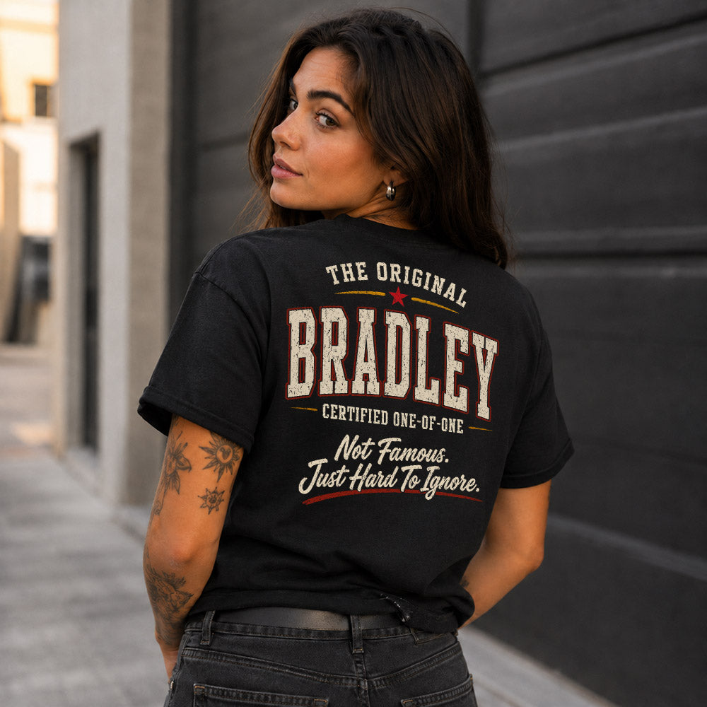 BRADLEY W65-F6-168 – Personalized Original Issue Apparel “The Original NAME Certified One-of-One"