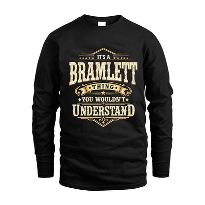 BRAMLETT HH-F009–Personalized Name Quote Apparel “It’s an NAME Thing You Wouldn’t Understand”