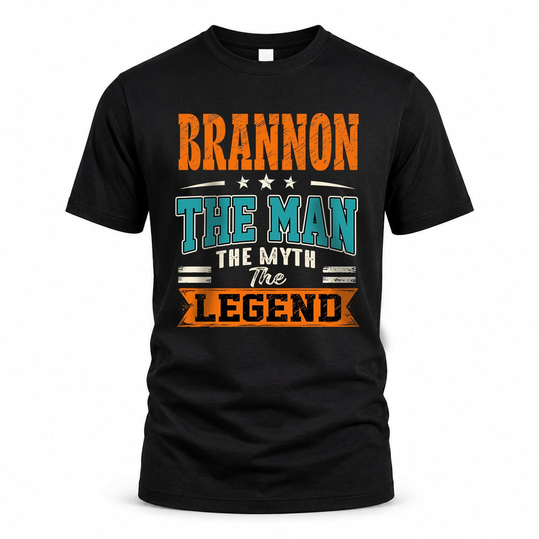 BRANNON HH F007 The Man The Myth The Legend Personalized Shirt – Gift for Men