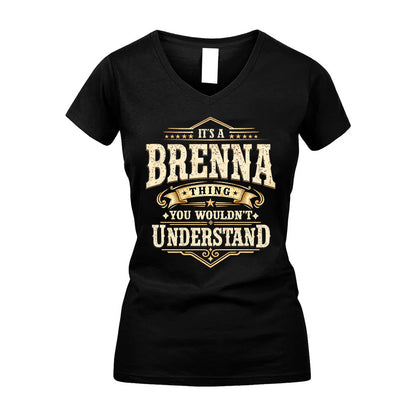 BRENNA HH-F009–Personalized Name Quote Apparel “It’s an NAME Thing You Wouldn’t Understand”