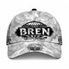 BREN TC01 HH79 Team Your Name Hat, Personalized Camo Baseball Cap, Custom Family Gift, Gift for Him Her