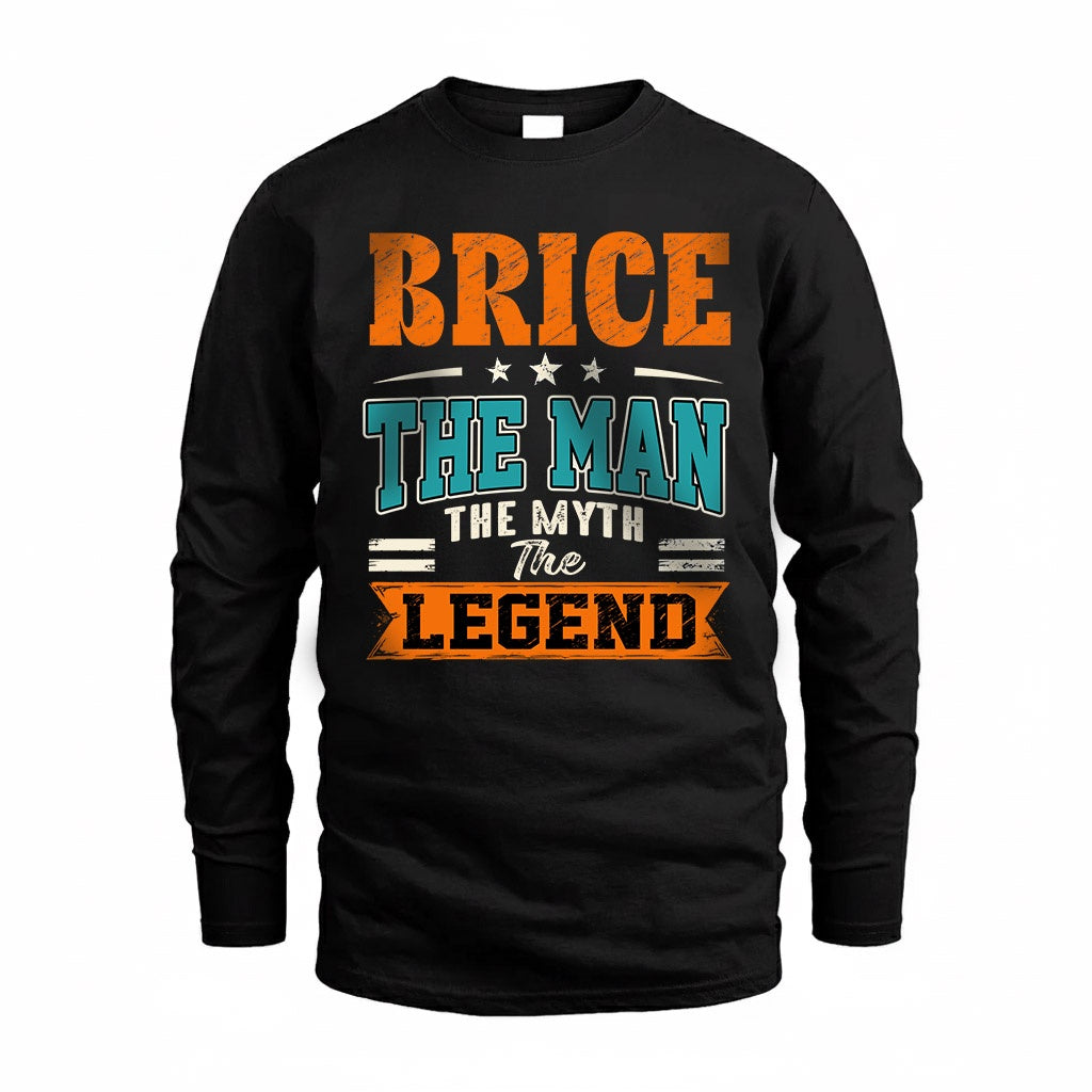 BRICE HH F007 The Man The Myth The Legend Personalized Shirt – Gift for Men