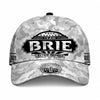 BRIE TC01 HH79 Team Your Name Hat, Personalized Camo Baseball Cap, Custom Family Gift, Gift for Him Her