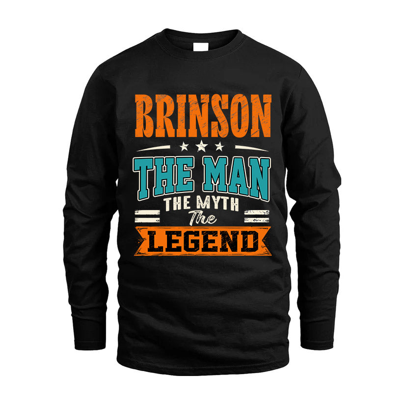 BRINSON HH F007 The Man The Myth The Legend Personalized Shirt – Gift for Men