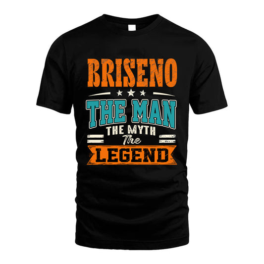 BRISENO HH F007 The Man The Myth The Legend Personalized Shirt – Gift for Men