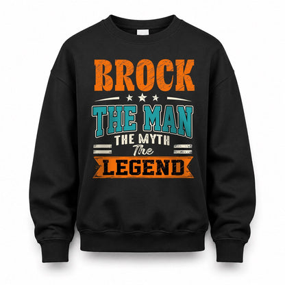 BROCK HH F007 The Man The Myth The Legend Personalized Shirt – Gift for Men