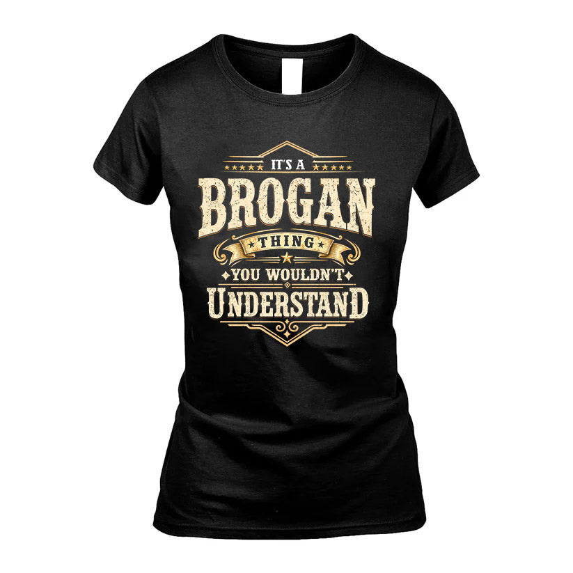 BROGAN HH-F009–Personalized Name Quote Apparel “It’s an NAME Thing You Wouldn’t Understand”