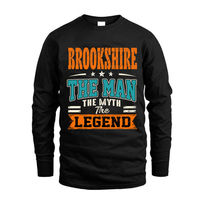 BROOKSHIRE HH F007 The Man The Myth The Legend Personalized Shirt – Gift for Men