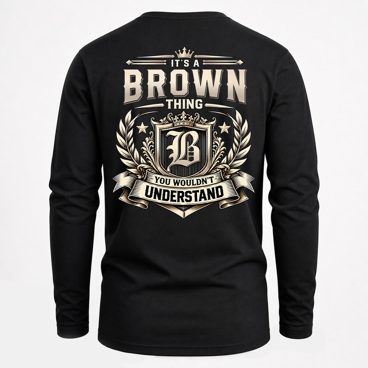 BROWN HH-F006 Thing Personalized Name T Shirt – You Wouldn’t Understand