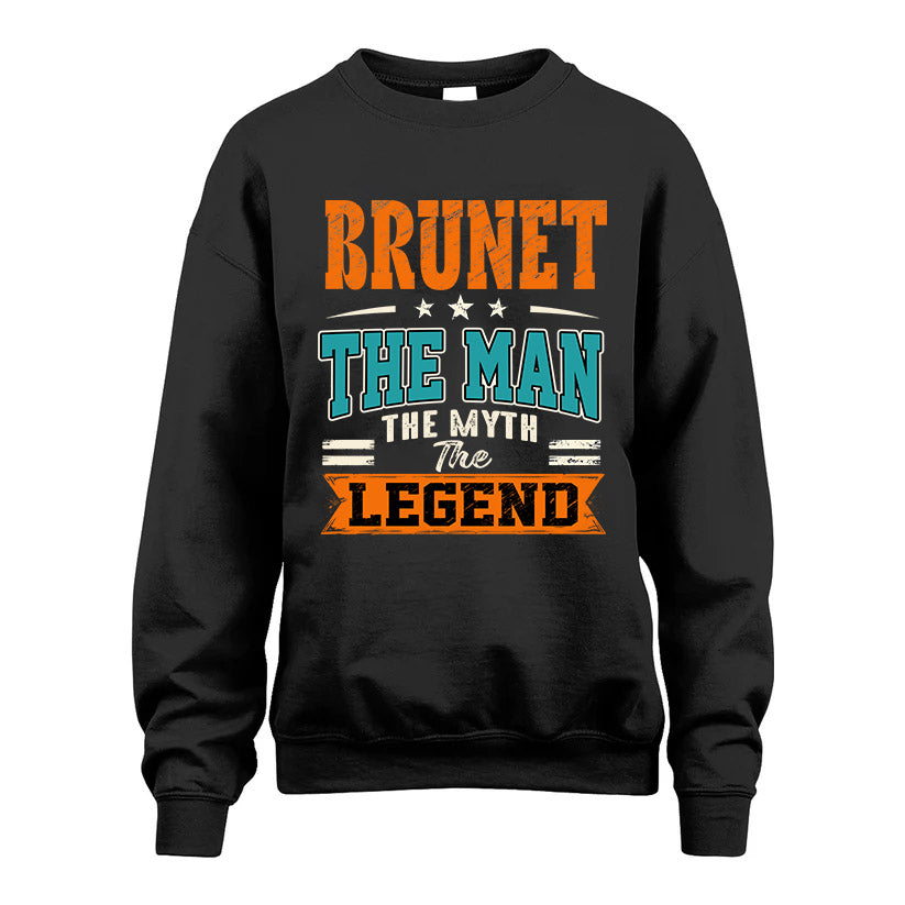 BRUNET HH F007 The Man The Myth The Legend Personalized Shirt – Gift for Men