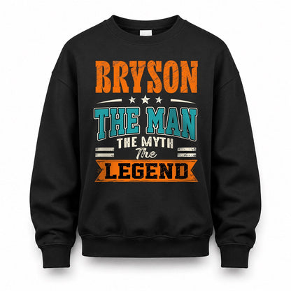BRYSON HH F007 The Man The Myth The Legend Personalized Shirt – Gift for Men