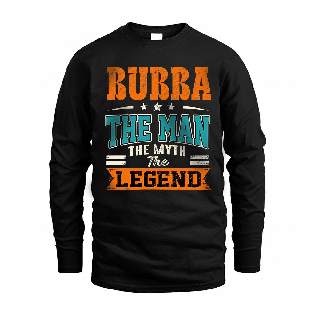 BUBBA HH F007 The Man The Myth The Legend Personalized Shirt – Gift for Men