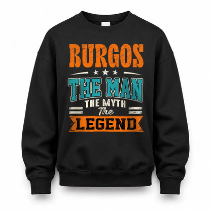 BURGOS HH F007 The Man The Myth The Legend Personalized Shirt – Gift for Men