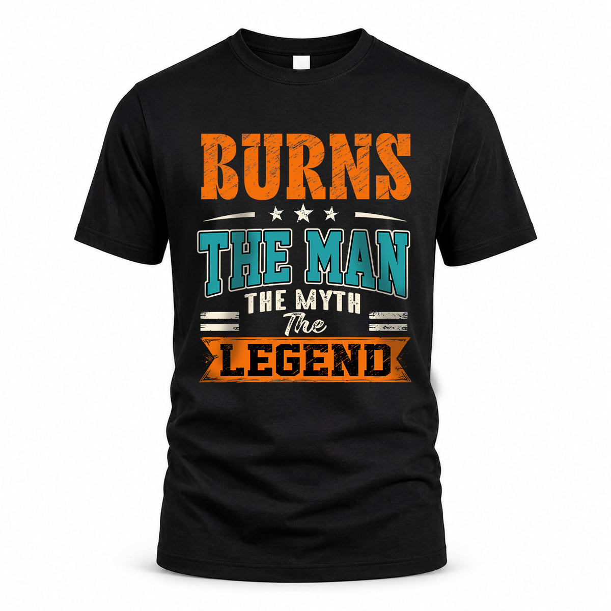 BURNS HH F007 The Man The Myth The Legend Personalized Shirt – Gift for Men