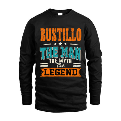BUSTILLO HH F007 The Man The Myth The Legend Personalized Shirt – Gift for Men
