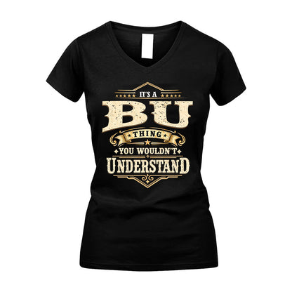 BU HH-F009–Personalized Name Quote Apparel “It’s an NAME Thing You Wouldn’t Understand”