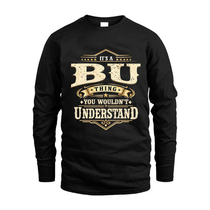 BU HH-F009–Personalized Name Quote Apparel “It’s an NAME Thing You Wouldn’t Understand”