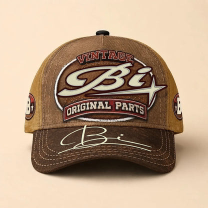 BI TC02 HH79  Personalized Name Baseball Cap, Vintage Retro Hat, Custom Gift for Him & Her