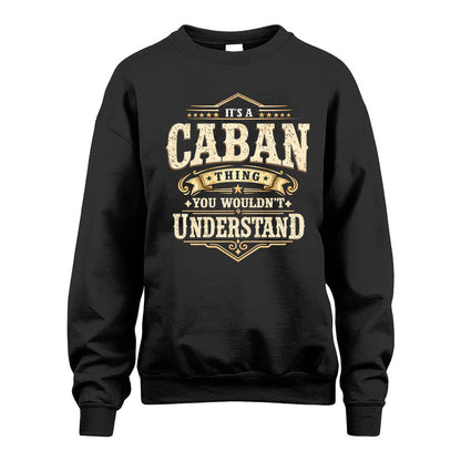 CABAN HH-F009–Personalized Name Quote Apparel “It’s an NAME Thing You Wouldn’t Understand”