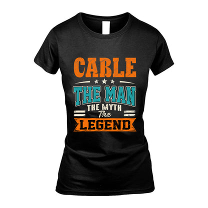 CABLE HH F007 The Man The Myth The Legend Personalized Shirt – Gift for Men