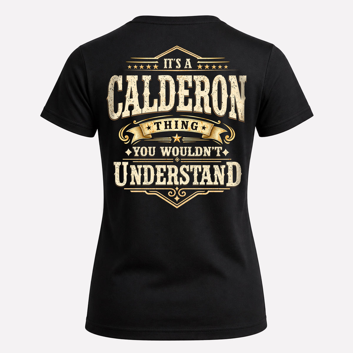 CALDERON HH-F003–Personalized Name Quote Apparel “It’s an NAME Thing You Wouldn’t Understand”