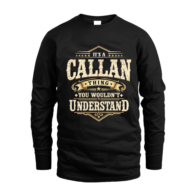 CALLAN HH-F009–Personalized Name Quote Apparel “It’s an NAME Thing You Wouldn’t Understand”