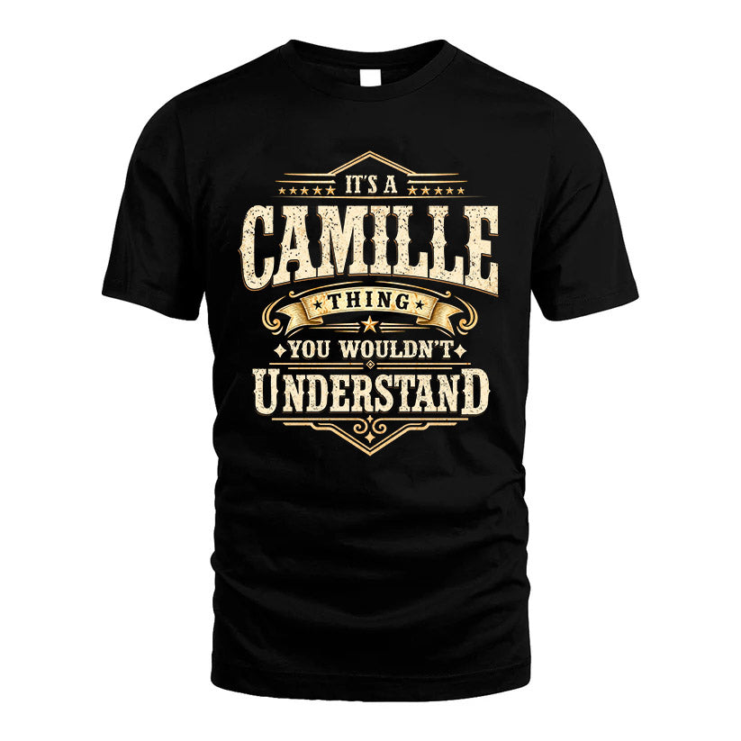 CAMILLE HH-F009–Personalized Name Quote Apparel “It’s an NAME Thing You Wouldn’t Understand”