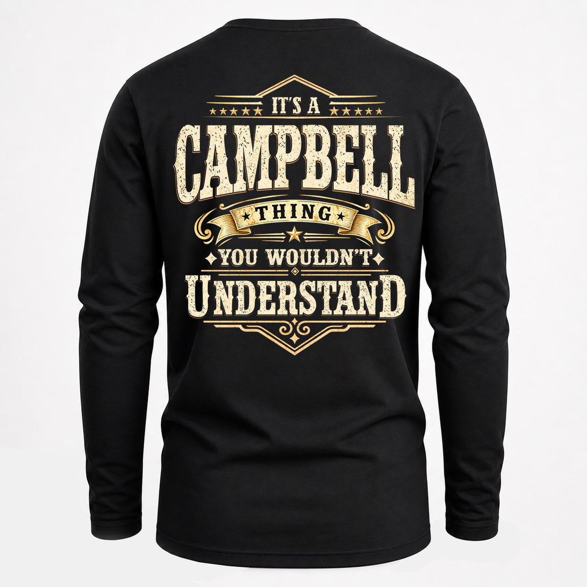 CAMPBELL HH-F003–Personalized Name Quote Apparel “It’s an NAME Thing You Wouldn’t Understand”