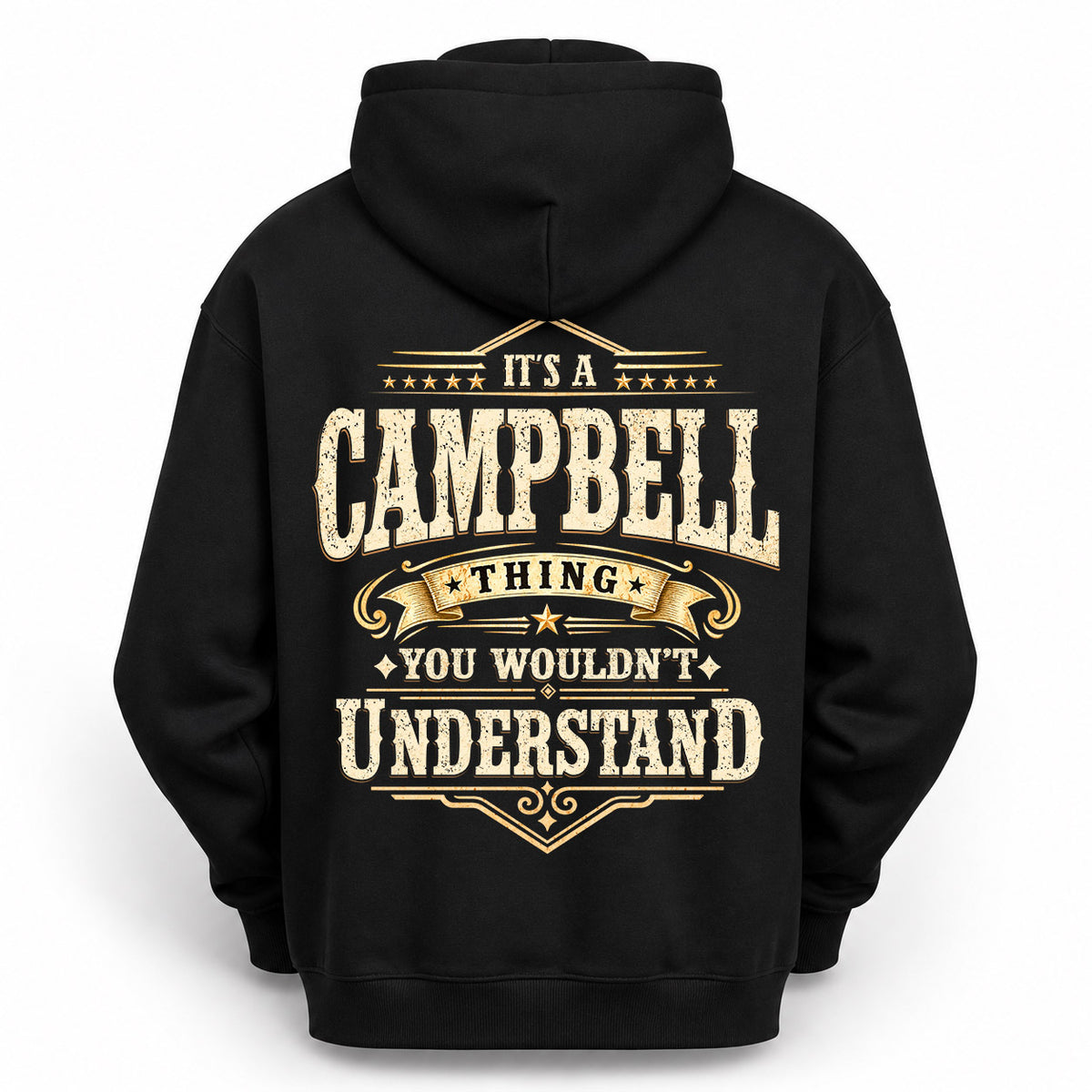 CAMPBELL HH-F003–Personalized Name Quote Apparel “It’s an NAME Thing You Wouldn’t Understand”