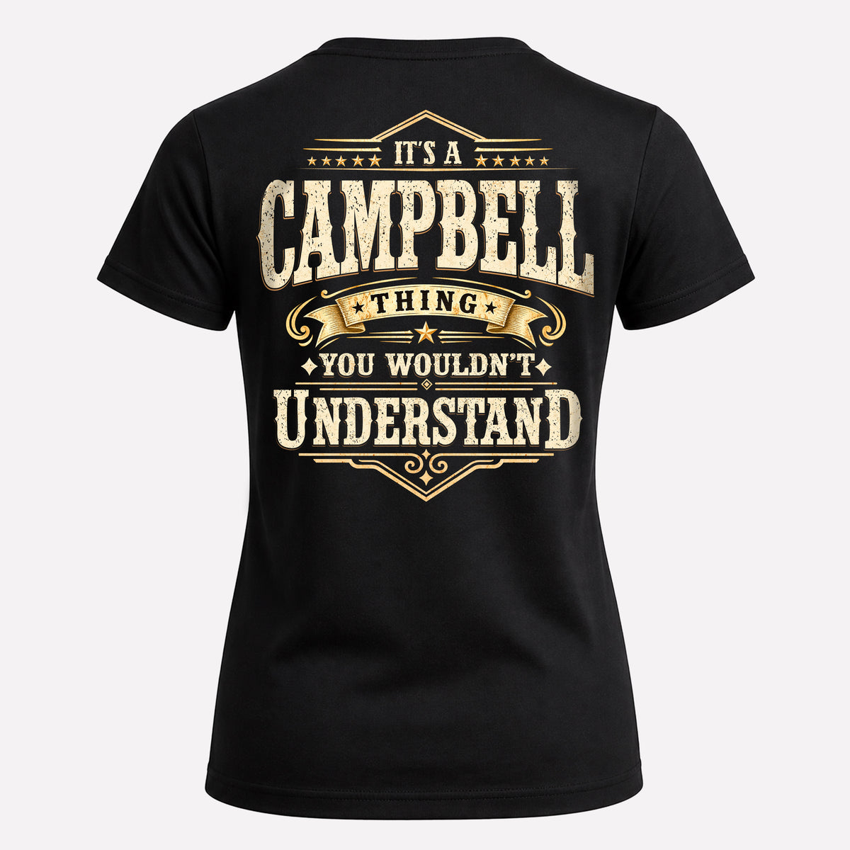 CAMPBELL HH-F003–Personalized Name Quote Apparel “It’s an NAME Thing You Wouldn’t Understand”