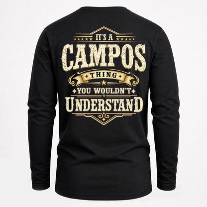 CAMPOS HH-F003–Personalized Name Quote Apparel “It’s an NAME Thing You Wouldn’t Understand”