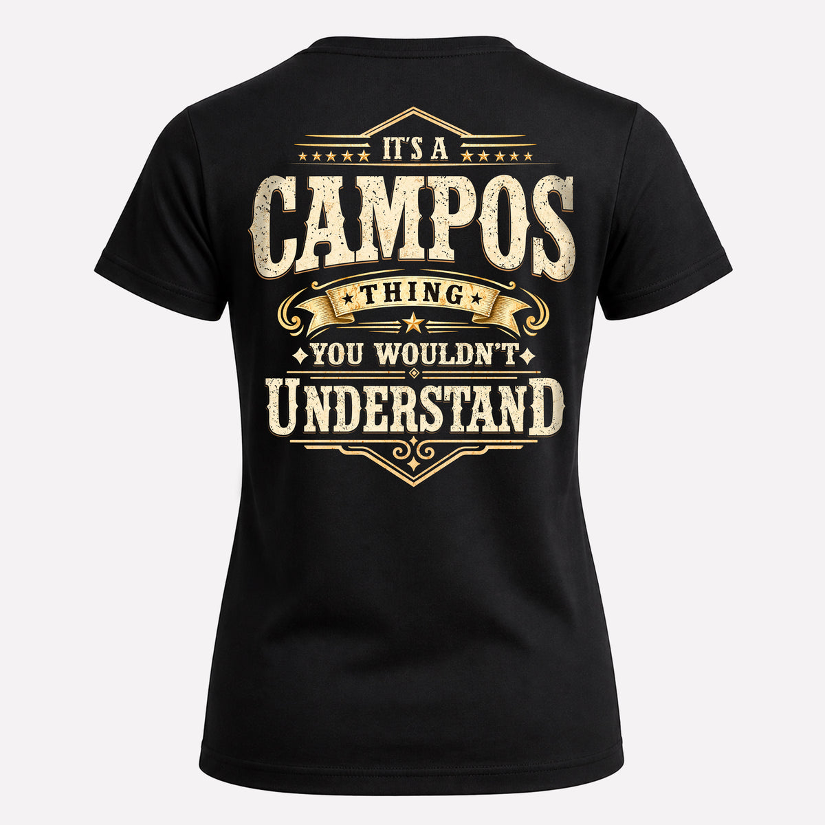 CAMPOS HH-F003–Personalized Name Quote Apparel “It’s an NAME Thing You Wouldn’t Understand”