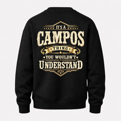 CAMPOS HH-F003–Personalized Name Quote Apparel “It’s an NAME Thing You Wouldn’t Understand”