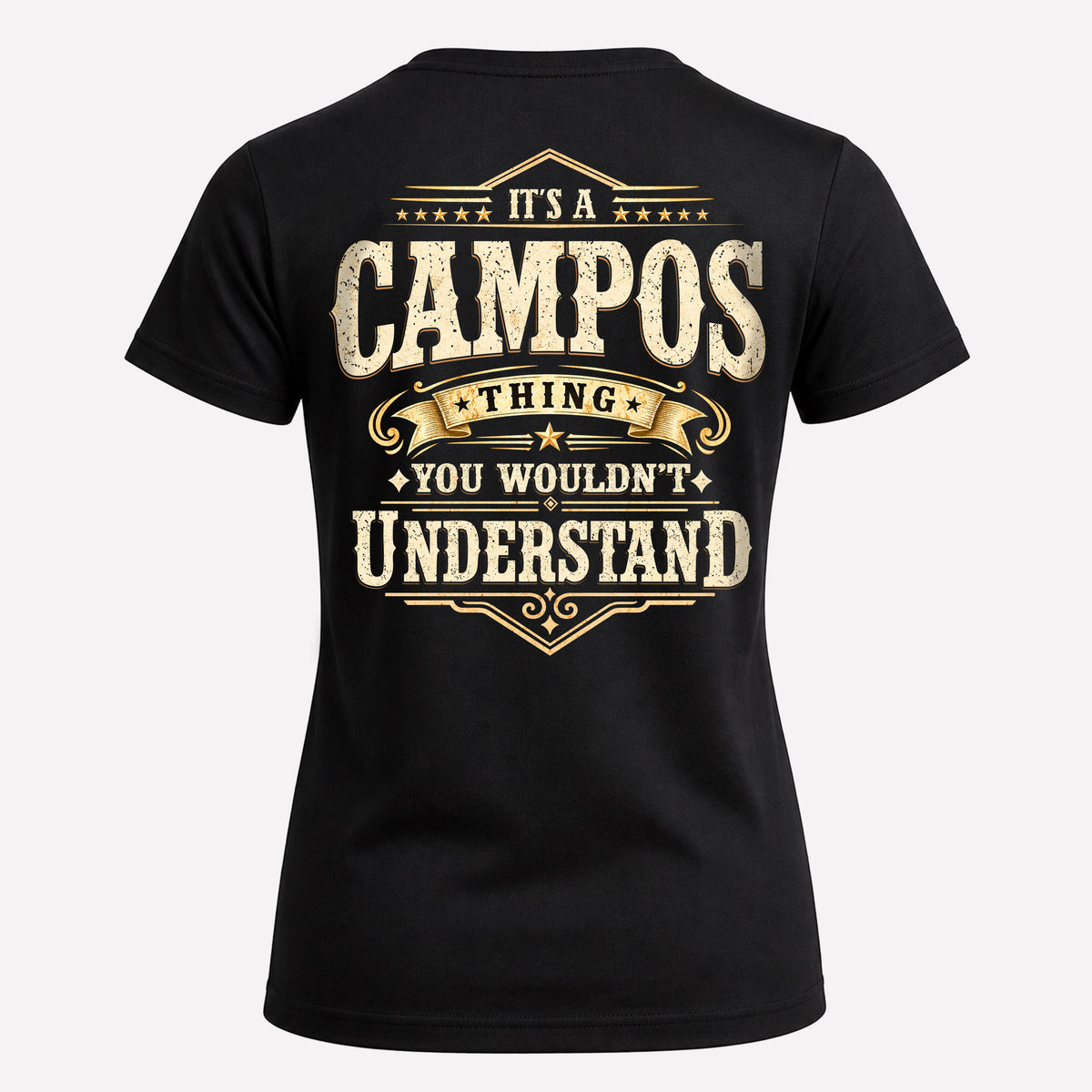 CAMPOS HH-F003–Personalized Name Quote Apparel “It’s an NAME Thing You Wouldn’t Understand”