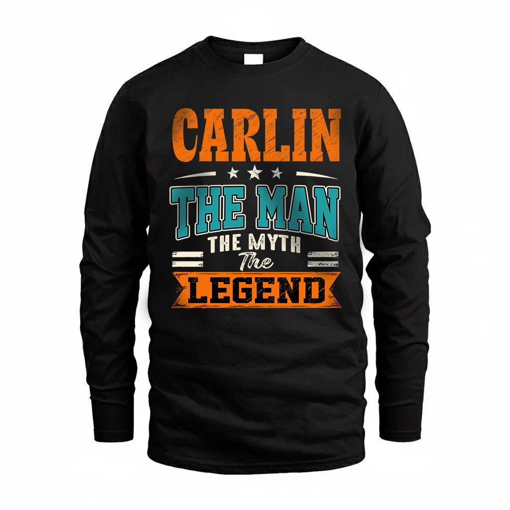 CARLIN HH F007 The Man The Myth The Legend Personalized Shirt – Gift for Men