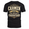 CARMEN HH-F003–Personalized Name Quote Apparel “It’s an NAME Thing You Wouldn’t Understand”