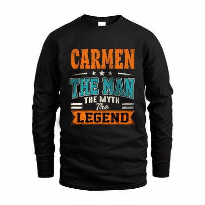 CARMEN HH F007 The Man The Myth The Legend Personalized Shirt – Gift for Men
