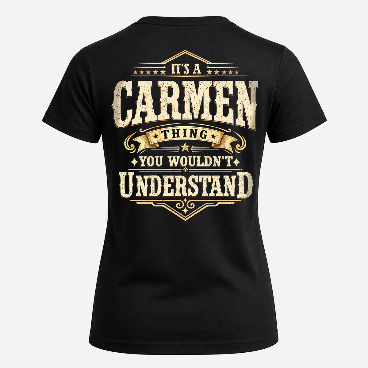 CARMEN HH-F003–Personalized Name Quote Apparel “It’s an NAME Thing You Wouldn’t Understand”