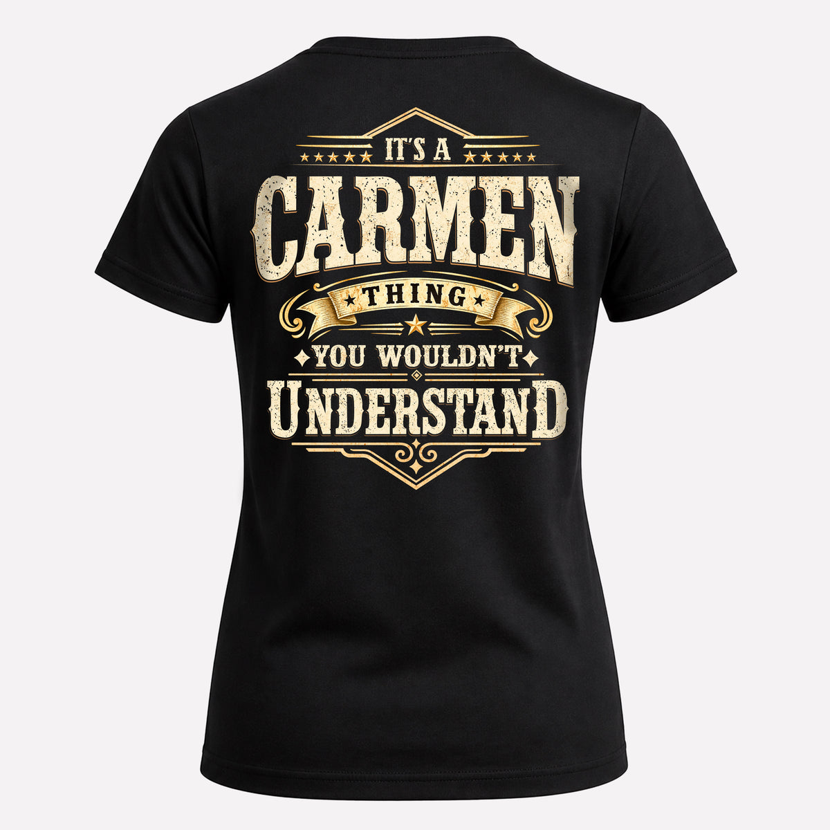 CARMEN HH-F003–Personalized Name Quote Apparel “It’s an NAME Thing You Wouldn’t Understand”