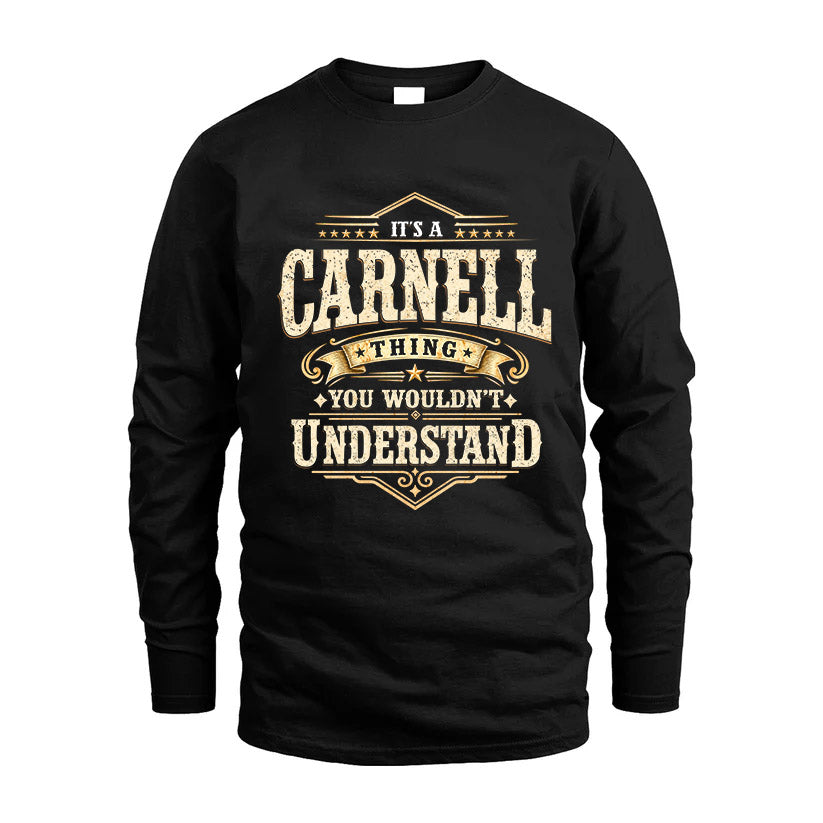 CARNELL HH-F009–Personalized Name Quote Apparel “It’s an NAME Thing You Wouldn’t Understand”