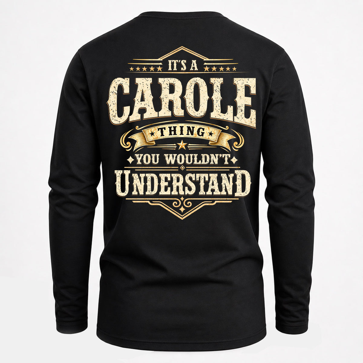 CAROLE HH-F003–Personalized Name Quote Apparel “It’s an NAME Thing You Wouldn’t Understand”
