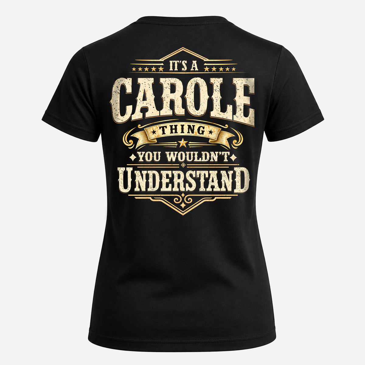 CAROLE HH-F003–Personalized Name Quote Apparel “It’s an NAME Thing You Wouldn’t Understand”