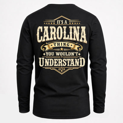 CAROLINA HH-F003–Personalized Name Quote Apparel “It’s an NAME Thing You Wouldn’t Understand”