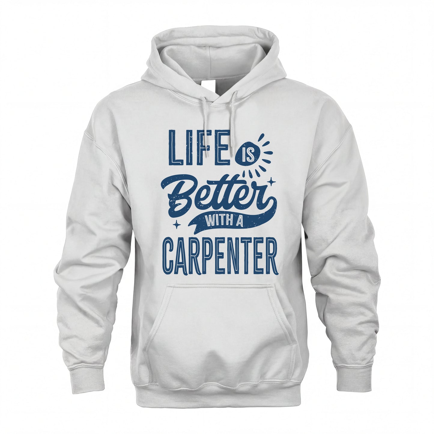CARPENTER HH88-K2–Personalized Name Quote T-Shirt Life Is Better With Unisex Gift