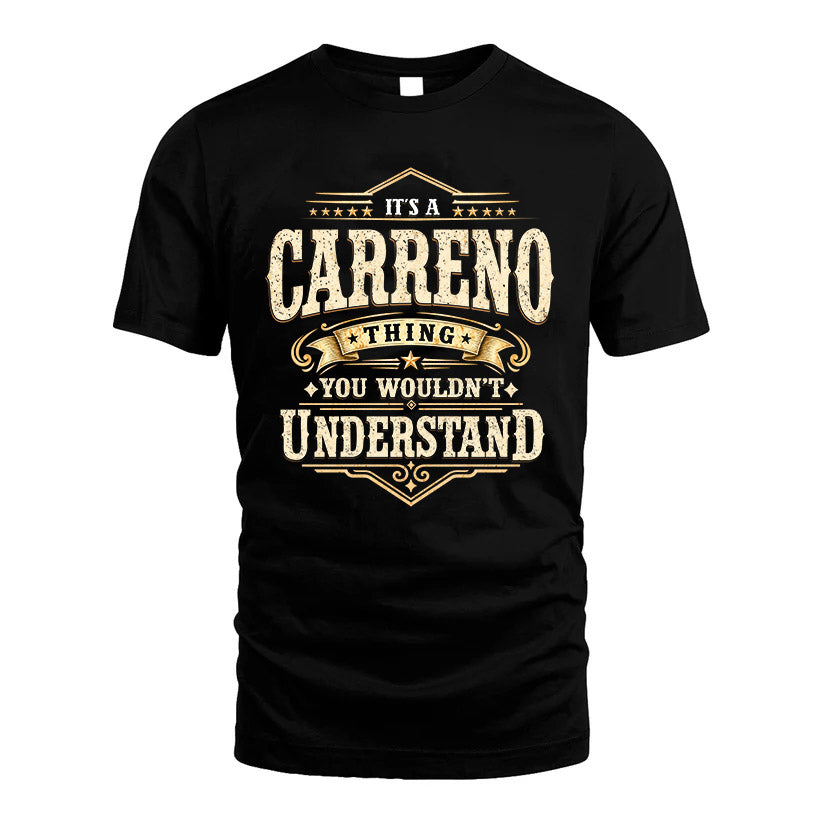 CARRENO HH-F009–Personalized Name Quote Apparel “It’s an NAME Thing You Wouldn’t Understand”