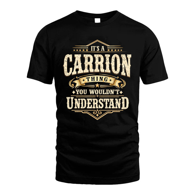 CARRION HH-F009–Personalized Name Quote Apparel “It’s an NAME Thing You Wouldn’t Understand”