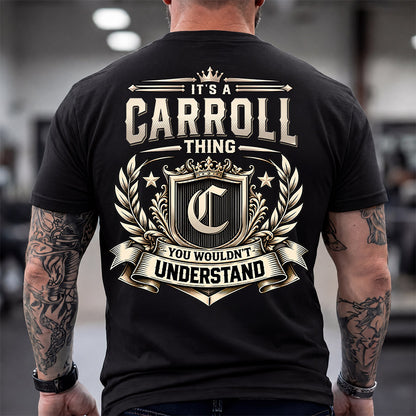 CARROLL HH-F006 Thing Personalized Name T Shirt – You Wouldn’t Understand