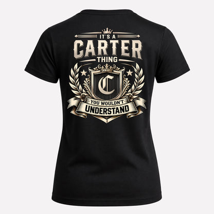 CARTER HH-F006 Thing Personalized Name T Shirt – You Wouldn’t Understand