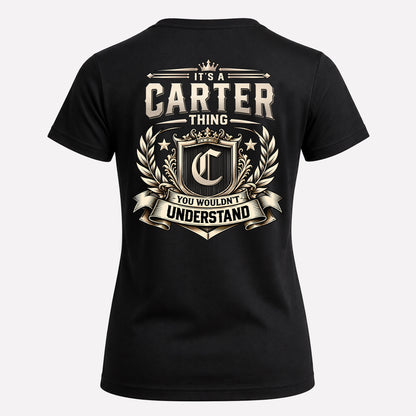 CARTER HH-F006 Thing Personalized Name T Shirt – You Wouldn’t Understand