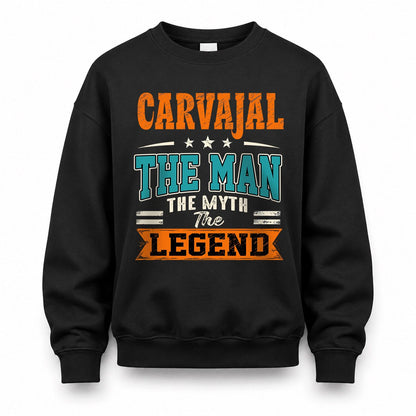 CARVAJAL HH F007 The Man The Myth The Legend Personalized Shirt – Gift for Men